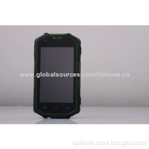 Water/Shock/Dust-proof Professional Phones, 4.0-inch IPS, 5.0MP Camera, 4 + 32GB, GPS, IP67